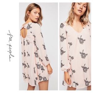 🦋NWOT Free People ‘Emma’s’ Embroidered Mini Dress